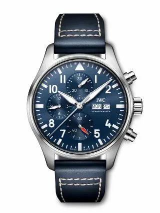 IWC Pilot's Watch Chronograph Stainless Steel / Blue IW3780-03 (IW378003)